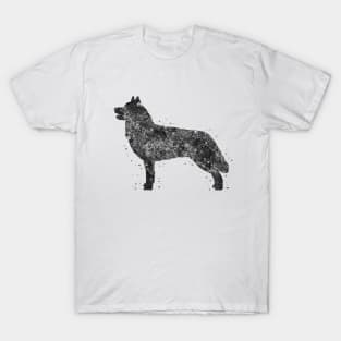 Siberian Husky dog black and white T-Shirt